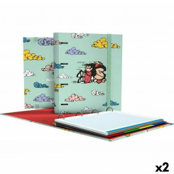 Rõngasköitja Grafoplas Carpebook Mafalda Green A4 (2 ühikut)
