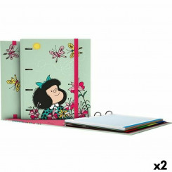 Rõngasköitja Grafoplas Carpebook Mafalda Green A4 (2 ühikut)