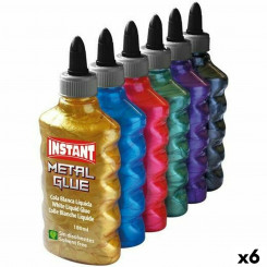 Мгновенный клей INSTANT Metal Клей Разноцветный 6 шт.