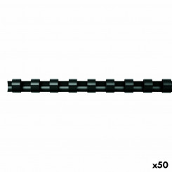 Spirals Fellowes 50 Units Binding Black 32 mm PVC