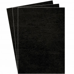 Обложки для переплета Fellowes Delta, 100 шт., черный картон формата А4