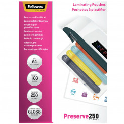Case Fellowes 5401802 laminaator, 100 ühikut läbipaistev sära A4