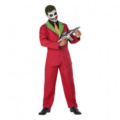 Costume for Adults Red Male Clown Joker