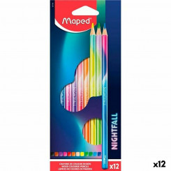 Colouring pencils Maped Nightfall Multicolour 12 Pieces (12 Units)