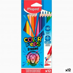 Карандаши цветные Maped Color' Peps Strong Multicolour 12 шт. (12 шт.)