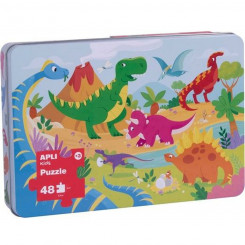 Child's Puzzle Apli Dinosaurs 24 Pieces