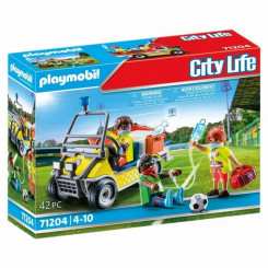 Игровой набор для автомобилей Playmobil 71204 Футболист, 42 предмета