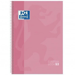 Notebook Oxford European Book Pink A4 5 Units
