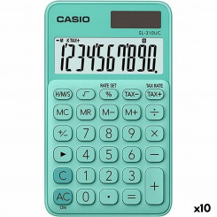 Калькулятор Casio SL-310UC Зеленый (10 единиц)