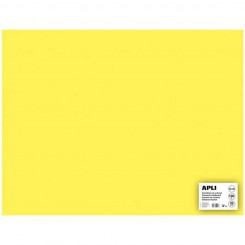 Cards Apli Yellow 50 x 65 cm (25 Units)