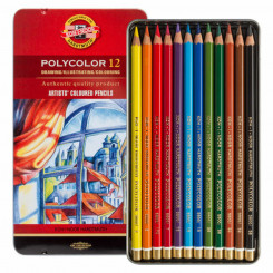 Colouring pencils Michel Polycolor Multicolour 12 Pieces