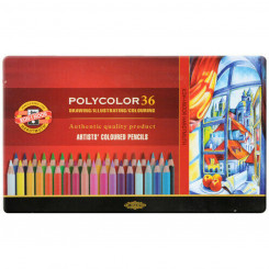 Värvimispliiatsid Michel Polycolor Multicolour 36 Pieces