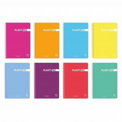 Notebook Pacsa Multicolour 80 Sheets Din A4 (5 Units)