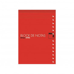 Notepad Pacsa Red 80 Sheets (10Units)