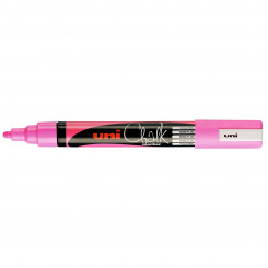 Liquid chalk marker Uni-Ball PWE-5M Pink (6 Units)