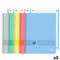 Набор тетрадей Oxford А4+ Разноцветные 120 листов (5 шт.)