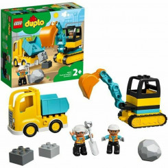 Mängukomplekt Lego DUPLO Construction 10931 Veoauto ja ekskavaator