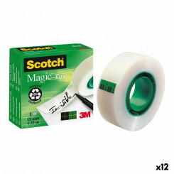 Adhesive Tape Scotch Magic Transparent 19 mm x 33 m (12 Units)
