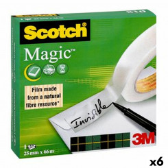 Клейкая лента Scotch Magic Прозрачная 25 мм х 66 м (9 шт.)