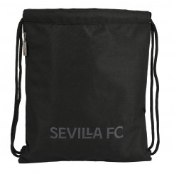 Stringidega seljakott Sevilla Fútbol Club Teen Black (35 x 40 x 1 cm)