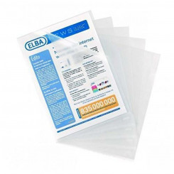 Document Folder Elba 100 Units Transparent Din A4 (100 Units)