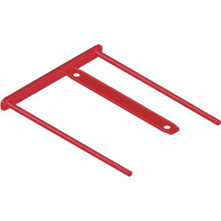 Fastener Fellowes 100 Units Red