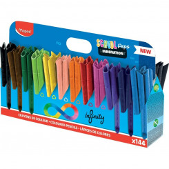 Colouring pencils Maped Infinity 144 Pieces Multicolour