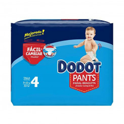 Disposable nappies Dodot Pants Size 4 9-15 kg 33 Units