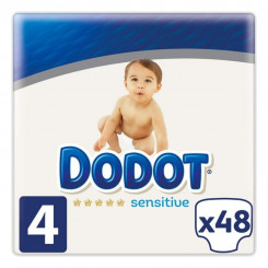 Disposable nappies Sensitive Dodot Size 4 (48 uds)