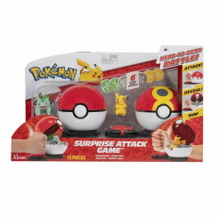 Игровой набор Pokémon Surprise Attack Game, 10 предметов