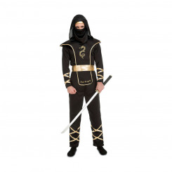 Costume for Adults My Other Me Black Ninja (5 Pieces)