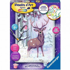 Pictures to colour in Ravensburger Romantic Deer