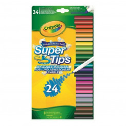viltpliiatsid Crayola pestavad (24 ud)