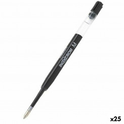 Стержень для шариковой ручки Inoxcrom M Black 1 мм (25 шт.)