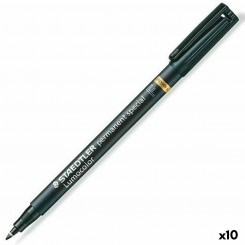 Перманентный маркер Staedtler Lumocolor Special F Black 0,6 мм (10шт.)