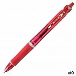 Ручка Pilot Acroball Красная 0,4 мм (10шт.)