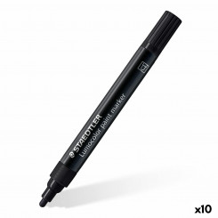 Перманентный маркер Staedtler Lumocolor Black 2,4 мм (10шт.)