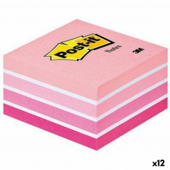 Märkmik Post-it 76 x 76 mm roosa 450 lehte (12 ühikut)