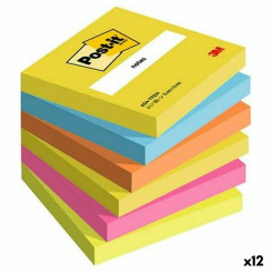 Блокнот Post-it 76 х 76 мм Разноцветный 100 листов (12 шт.)