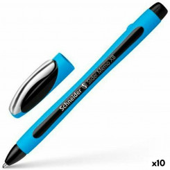 Pen Schneider Slider Memo XB sinine must naturaalne kumm (10 ühikut)