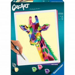 Pildid värvimiseks Ravensburger CreArt Large Giraffe 24 x 30 cm