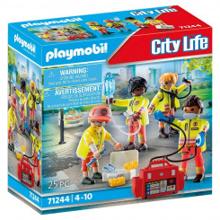 Mängukomplekt Playmobil 71244 City Life Rescue Team 25 tükki