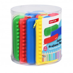 Школьный чехол Safta Pop It, разноцветный набор (12 предметов)