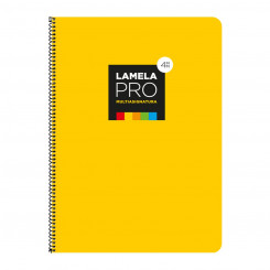 Notebook Lamela Yellow 100 Sheets Din A4 (5 Units)