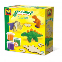 Игра из глины для лепки SES Creative Dinosaurs, без глютена