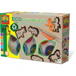 Игровой пластилин для лепки SES Creative Eco Без глютена