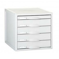 Modular Filing Cabinet Archivo 2000 ArchiSystem 5 drawers Grey (35,6 x 31,6 x 20,3 cm)