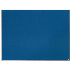 Bulletin Board Nobo Essence Blue Aluminium Felt 120 x 90 cm