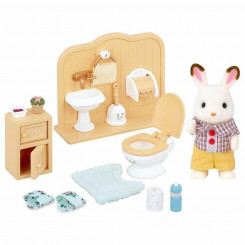 Фигурка Sylvanian Families Шоколадный кролик и туалетный набор