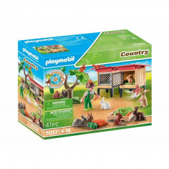 Игровой набор Playmobil 71252 «Деревенская клетка для кроликов», 41 предмет